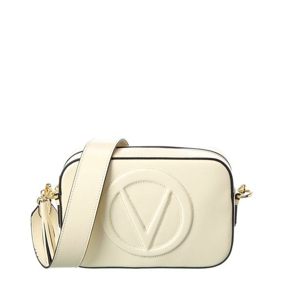 Valentino by Mario Valentino Handbags - Valentino By Mario Valentino Babette Broderie Leather Crossbody, White